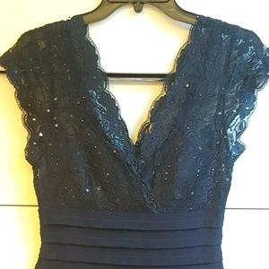 Betsy & Adams Black Lace Dress